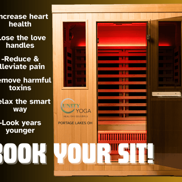 (4) 30-minute Sauna Sessions at Unity Yoga & Wellness in Akron, OH